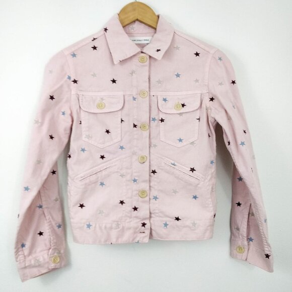 Isabel Marant Dali Star Denim Jacket Pink 34 2 - Picture 3 of 11